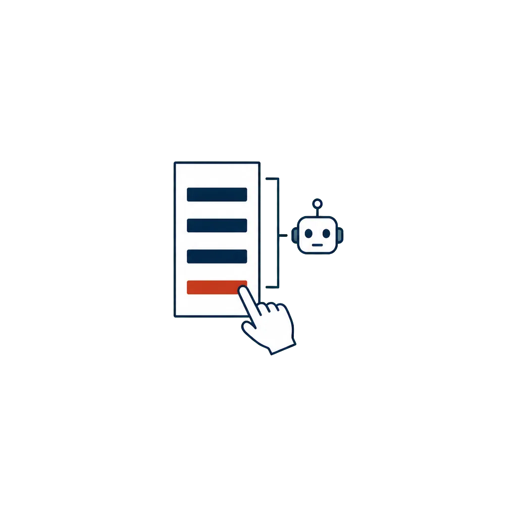 AIが更新する列と営業が選ぶ列を一枚のリストで分けるイメージ